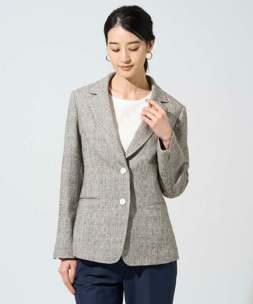 CHRISTIAN AUJARD / クリスチャン・オジャール テーラードジャケット | [セットアップ対応]ラスティックツイードジャケット | 詳細1