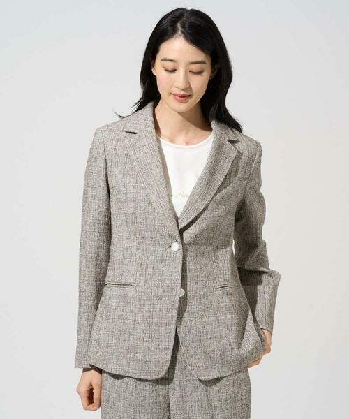 CHRISTIAN AUJARD / クリスチャン・オジャール テーラードジャケット | [セットアップ対応]ラスティックツイードジャケット | 詳細2