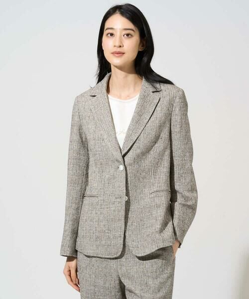 CHRISTIAN AUJARD / クリスチャン・オジャール テーラードジャケット | [セットアップ対応]ラスティックツイードジャケット | 詳細3