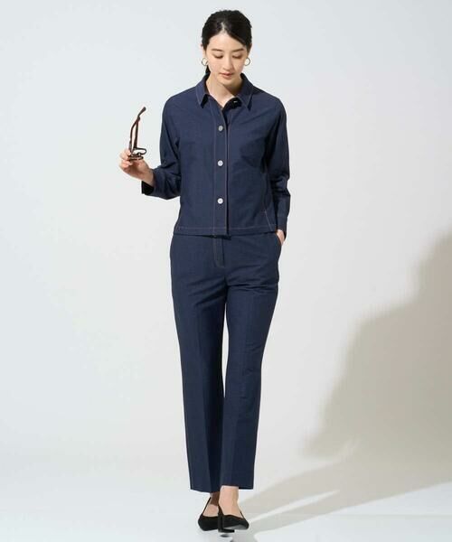 CHRISTIAN AUJARD / クリスチャン・オジャール セットアップ | [セットアップ対応]ジャージーデニムジャケット | 詳細14