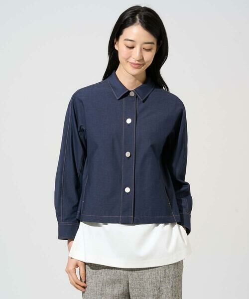 CHRISTIAN AUJARD / クリスチャン・オジャール セットアップ | [セットアップ対応]ジャージーデニムジャケット | 詳細3