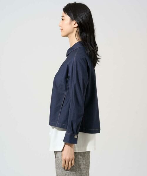 CHRISTIAN AUJARD / クリスチャン・オジャール セットアップ | [セットアップ対応]ジャージーデニムジャケット | 詳細4