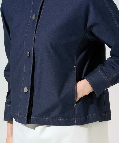 CHRISTIAN AUJARD / クリスチャン・オジャール セットアップ | [セットアップ対応]ジャージーデニムジャケット | 詳細8