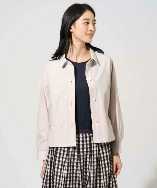 CHRISTIAN AUJARD / クリスチャン・オジャール セットアップ | [セットアップ対応]ジャージーデニムジャケット（ベージュ）