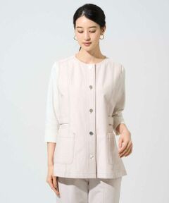 CHRISTIAN AUJARD / クリスチャン・オジャール ベスト | [セットアップ対応]ジャージーデニムジレ