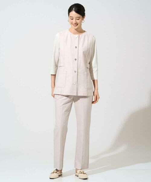 CHRISTIAN AUJARD / クリスチャン・オジャール ベスト | [セットアップ対応]ジャージーデニムジレ | 詳細15