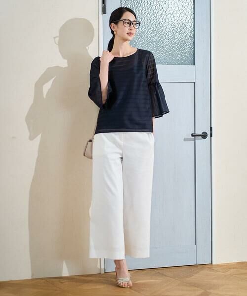 CHRISTIAN AUJARD / クリスチャン・オジャール カットソー | シアーボーダーカットソー | 詳細3