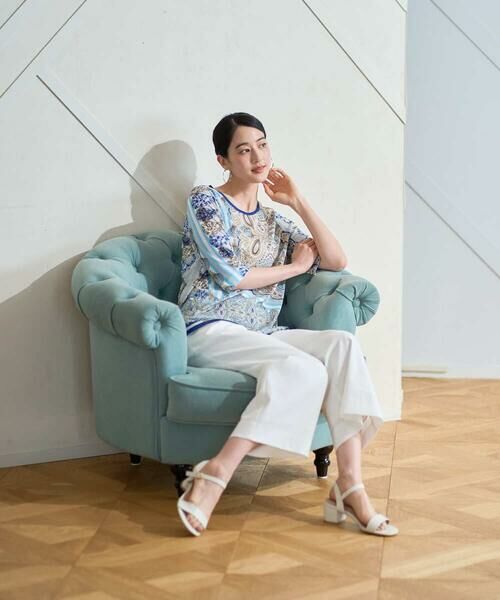 CHRISTIAN AUJARD / クリスチャン・オジャール カットソー | マリンブルーペーズリーカットソー | 詳細6