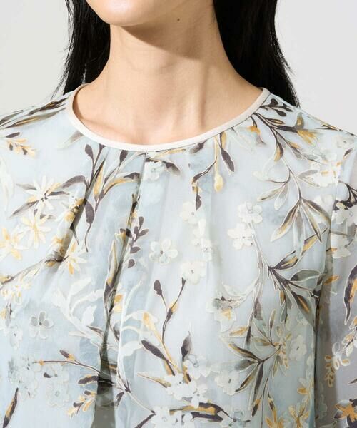 CHRISTIAN AUJARD / クリスチャン・オジャール カットソー | ［セットアップ対応］フラワープリントシアーカットソー | 詳細5