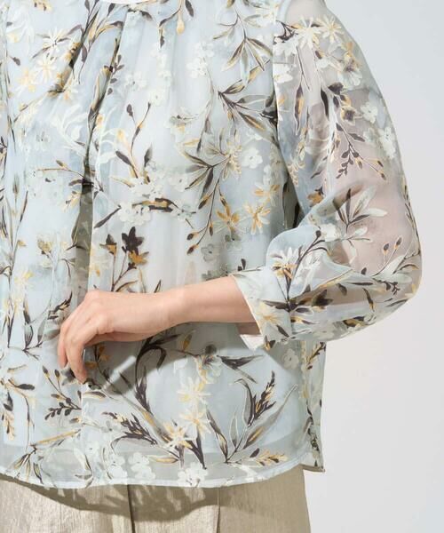 CHRISTIAN AUJARD / クリスチャン・オジャール カットソー | ［セットアップ対応］フラワープリントシアーカットソー | 詳細6
