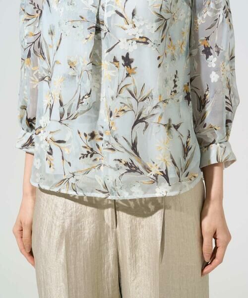 CHRISTIAN AUJARD / クリスチャン・オジャール カットソー | ［セットアップ対応］フラワープリントシアーカットソー | 詳細7