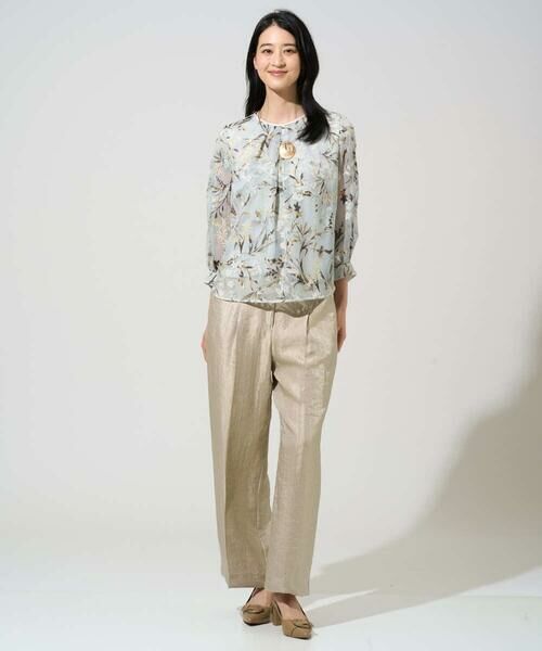 CHRISTIAN AUJARD / クリスチャン・オジャール カットソー | ［セットアップ対応］フラワープリントシアーカットソー | 詳細9