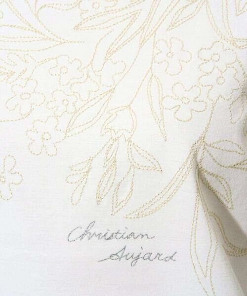CHRISTIAN AUJARD / クリスチャン・オジャール カットソー | フラワー刺繍カットソー | 詳細14