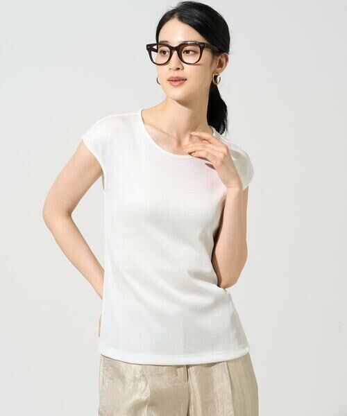 CHRISTIAN AUJARD / クリスチャン・オジャール カットソー | フレンチスリーブリブカットソー | 詳細7