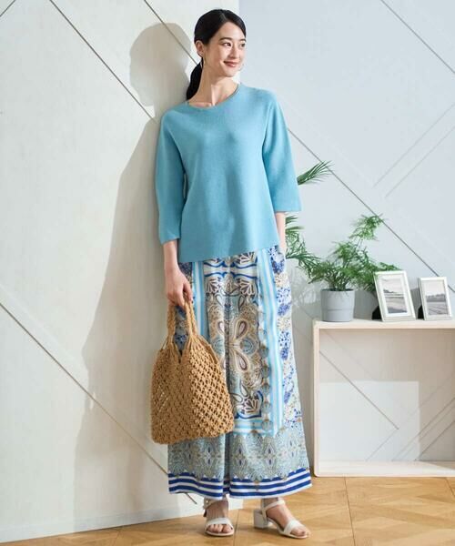 CHRISTIAN AUJARD / クリスチャン・オジャール チノ・ワークパンツ | マリンブルーペーズリーパンツ | 詳細10