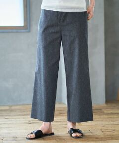 CHRISTIAN AUJARD / クリスチャン・オジャール チノ・ワークパンツ | リネンリラックスワイドパンツ