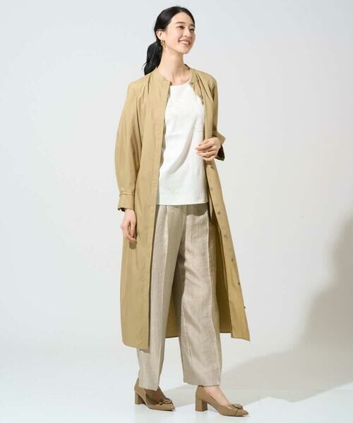 CHRISTIAN AUJARD / クリスチャン・オジャール チノ・ワークパンツ | ワッシャーサテンセミワイドパンツ | 詳細15