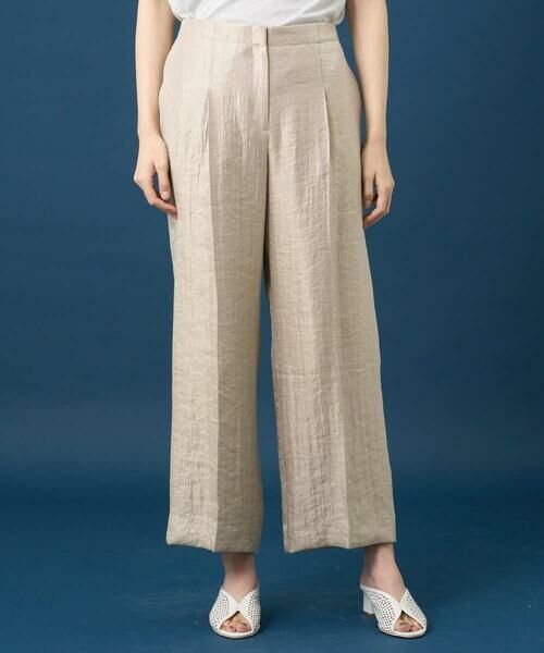 CHRISTIAN AUJARD / クリスチャン・オジャール チノ・ワークパンツ | ワッシャーサテンセミワイドパンツ | 詳細3