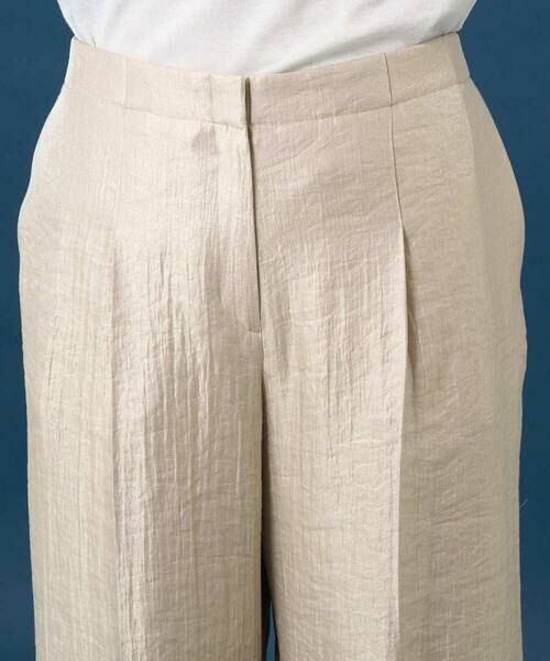 CHRISTIAN AUJARD / クリスチャン・オジャール チノ・ワークパンツ | ワッシャーサテンセミワイドパンツ | 詳細7