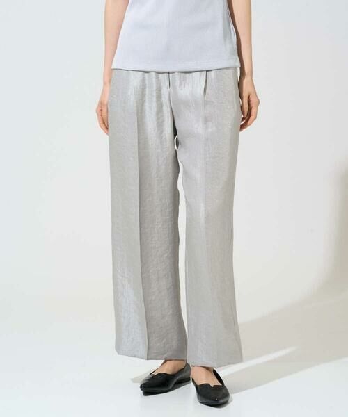 CHRISTIAN AUJARD / クリスチャン・オジャール チノ・ワークパンツ | ワッシャーサテンセミワイドパンツ | 詳細15