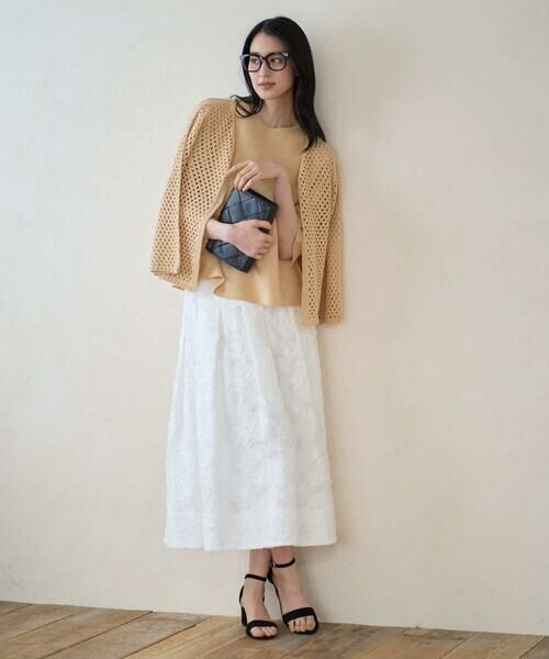 CHRISTIAN AUJARD / クリスチャン・オジャール カーディガン・ボレロ | リネンライクニットカーディガン | 詳細5