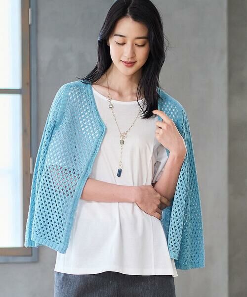 CHRISTIAN AUJARD / クリスチャン・オジャール カーディガン・ボレロ | リネンライクニットカーディガン | 詳細6