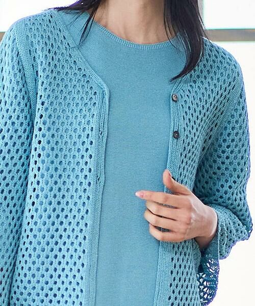 CHRISTIAN AUJARD / クリスチャン・オジャール カーディガン・ボレロ | リネンライクニットカーディガン | 詳細7