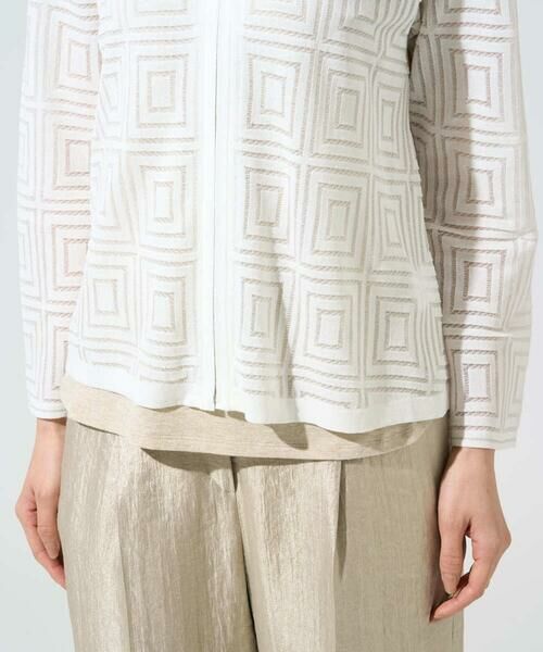 CHRISTIAN AUJARD / クリスチャン・オジャール セットアップ | スクエアージャカード羽織り | 詳細11