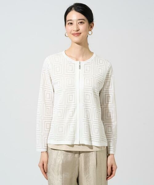 CHRISTIAN AUJARD / クリスチャン・オジャール セットアップ | スクエアージャカード羽織り | 詳細6