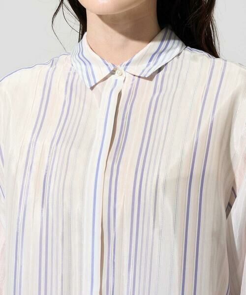 CHRISTIAN AUJARD / クリスチャン・オジャール シャツ・ブラウス | ドビーストライプブラウス | 詳細10