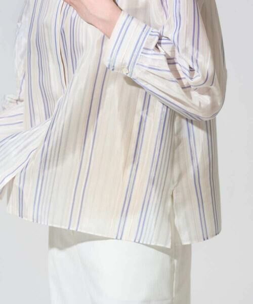 CHRISTIAN AUJARD / クリスチャン・オジャール シャツ・ブラウス | ドビーストライプブラウス | 詳細12