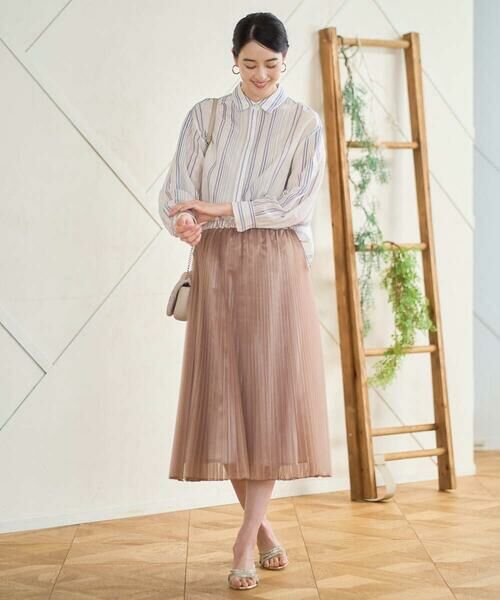 CHRISTIAN AUJARD / クリスチャン・オジャール シャツ・ブラウス | ドビーストライプブラウス | 詳細5