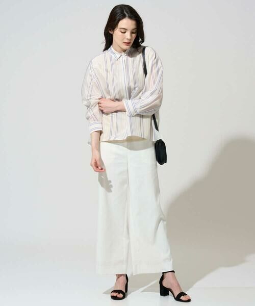 CHRISTIAN AUJARD / クリスチャン・オジャール シャツ・ブラウス | ドビーストライプブラウス | 詳細6