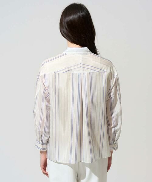 CHRISTIAN AUJARD / クリスチャン・オジャール シャツ・ブラウス | ドビーストライプブラウス | 詳細9