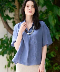 CHRISTIAN AUJARD / クリスチャン・オジャール シャツ・ブラウス | リネンクロスブラウス