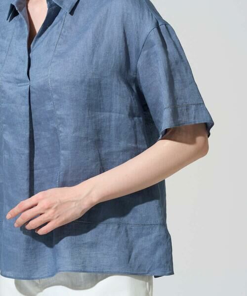 CHRISTIAN AUJARD / クリスチャン・オジャール シャツ・ブラウス | リネンクロスブラウス | 詳細13