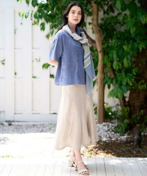 CHRISTIAN AUJARD / クリスチャン・オジャール シャツ・ブラウス | リネンクロスブラウス | 詳細5