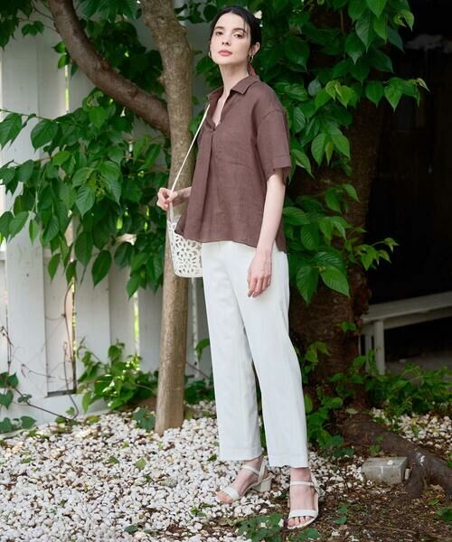 CHRISTIAN AUJARD / クリスチャン・オジャール シャツ・ブラウス | リネンクロスブラウス | 詳細15