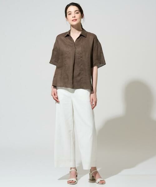 CHRISTIAN AUJARD / クリスチャン・オジャール シャツ・ブラウス | リネンクロスブラウス | 詳細16