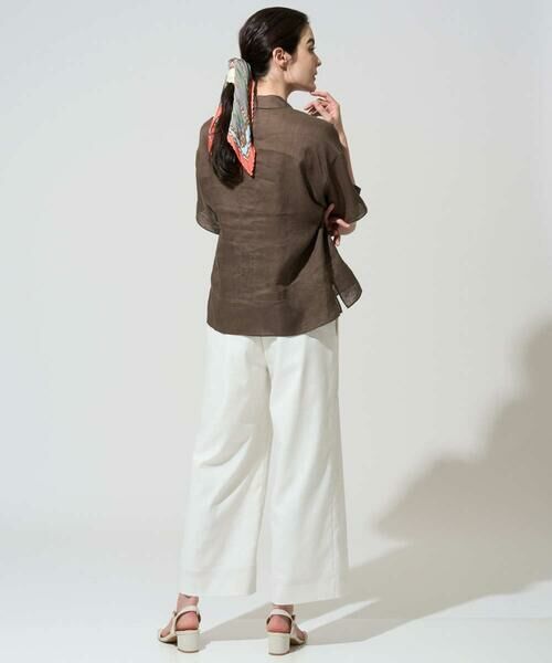 CHRISTIAN AUJARD / クリスチャン・オジャール シャツ・ブラウス | リネンクロスブラウス | 詳細17