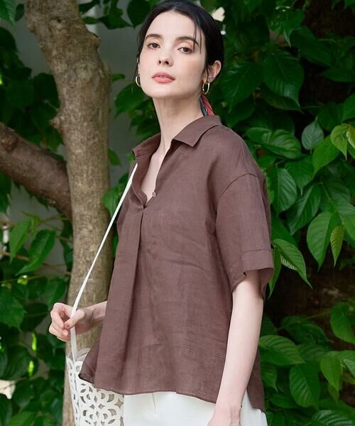 CHRISTIAN AUJARD / クリスチャン・オジャール シャツ・ブラウス | リネンクロスブラウス | 詳細19