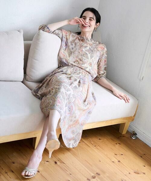 CHRISTIAN AUJARD / クリスチャン・オジャール シャツ・ブラウス | [セットアップ対応]ゴールドオーナメントサラサブラウス | 詳細8