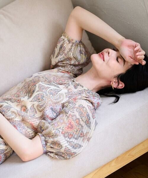 CHRISTIAN AUJARD / クリスチャン・オジャール シャツ・ブラウス | [セットアップ対応]ゴールドオーナメントサラサブラウス | 詳細9