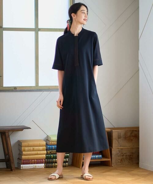 CHRISTIAN AUJARD / クリスチャン・オジャール ロング・マキシ丈ワンピース | ドライタッチジャージーワンピース | 詳細1