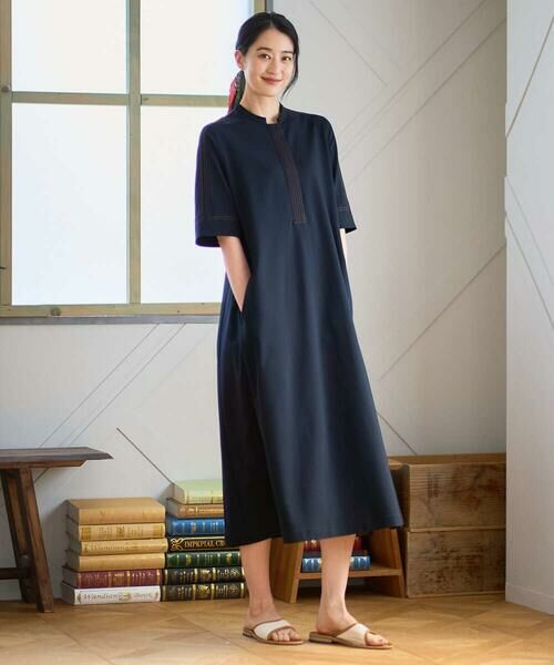 CHRISTIAN AUJARD / クリスチャン・オジャール ロング・マキシ丈ワンピース | ドライタッチジャージーワンピース | 詳細2