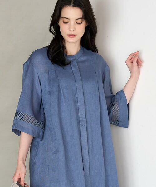 CHRISTIAN AUJARD / クリスチャン・オジャール ロング・マキシ丈ワンピース | リネンクロスワンピース | 詳細5