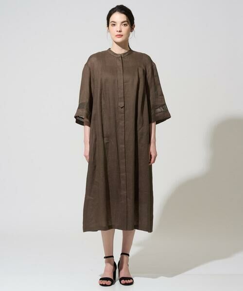 CHRISTIAN AUJARD / クリスチャン・オジャール ロング・マキシ丈ワンピース | リネンクロスワンピース | 詳細12