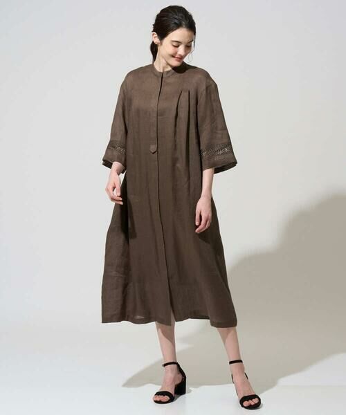 CHRISTIAN AUJARD / クリスチャン・オジャール ロング・マキシ丈ワンピース | リネンクロスワンピース | 詳細13