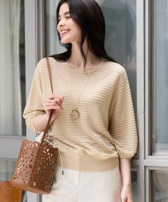 CHRISTIAN AUJARD / クリスチャン・オジャール ニット・セーター | メタリックヤーンプルオーバー