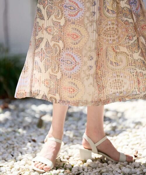 CHRISTIAN AUJARD / クリスチャン・オジャール ロング・マキシ丈スカート | [セットアップ対応]ゴールドオーナメントサラサスカート | 詳細12